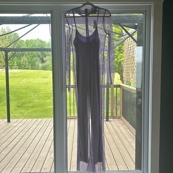 NWT Sunday in Brooklyn Rhinestone Jumpsuit - Picture 7 of 12